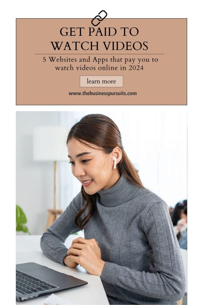 Get paid to watch videos