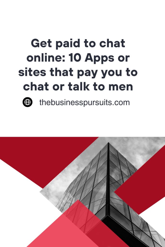 Get paid to chat online